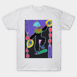 Joker - outsider art painting T-Shirt